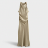 Karrie | Vestido Midi de Cóctel Sin Mangas para Mujeres