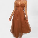 Eileen Vestido Midi de Tul