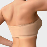 Yack Saint® Sujetador sin tirantes con cierre delantero y estampado de leopardo
