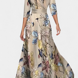 Lauren Vestido Maxi Envolvente Floral