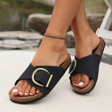 Sandalias Slip-On Color Marfil