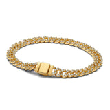 Pulsera Cubana Pavé | Dorado