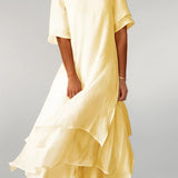 Zaria | Vestido Midi de Dobles Capas para Mujeres