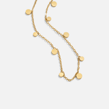 Collar de gota de oro Agatha