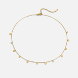 Collar de gota de oro Agatha