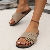 Sandalias Slip-On Color Marfil