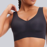 Yack Saint® Sujetador deportivo sin tirantes con cuello en V y espalda lisa