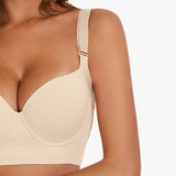 Yack Saint® Sujetador push-up con espalda alisadora – Marrón