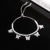 Pulsera de tenis de mariposa Camelia