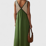 Diamond Vestido Boho de Verano con Escote en V