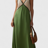 Diamond Vestido Boho de Verano con Escote en V