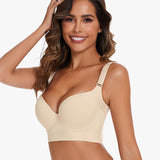 Yack Saint® Sujetador push-up con espalda lisa – Beige