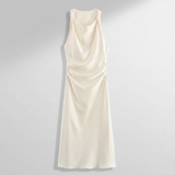 Karrie | Vestido Midi de Cóctel Sin Mangas para Mujeres