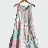 Vestido con Estampado Pastel