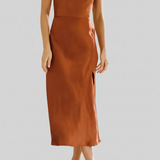 Shane | Vestido Midi Sin Mangas para Mujeres