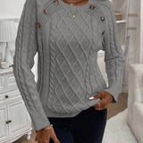 Francisca - Jersey de Punto con Botones