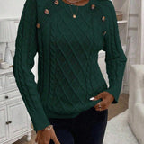 Francisca - Jersey de Punto con Botones