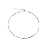 Collar de clavícula esterlina Cia
