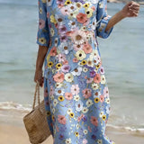 Marta | Vestido informal de mujer con estampado floral