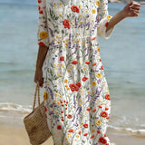 Lorena | Vestido informal de mujer con estampado floral