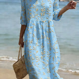 Monica | Vestido informal de mujer con estampado floral