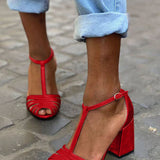 SANDALIAS ELEGANTES CON T-BAR