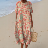 Estrella - Vestido Floral Retro