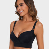 Sujetador push-up Yack Saint® con efecto alisador de espalda – Negro + Beige (pack de 2)