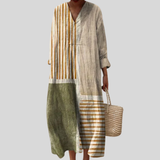 Henriette - Vestido de Verano Impreso Halagador
