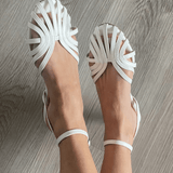 Vittoria | Sandalias Joyas Doradas