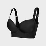 Sujetador push-up Yack Saint® con efecto alisador de espalda – Negro + Beige (pack de 2)