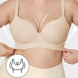 Sujetador Push-Up Plunge con espalda lisa