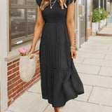 Jelena | Vestido Midi con Volantes para Mujeres