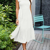 Jelena | Vestido Midi con Volantes para Mujeres