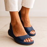 Avenelle - Sandalias ortopédicas con suela acolchada