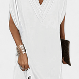 Lesley Vestido Shift Elegante con Escote en V