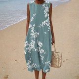 Ursule - Vestido de Verano Cómodo Sin Mangas