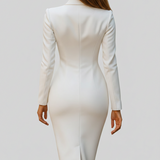 Jem | Vestido Midi de Cuello en V para Mujeres