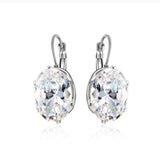Pendientes de corte ovalado Ivy