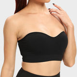Sujetador bandeau sin tirantes: sin costuras, sin aros y con un ajuste perfecto