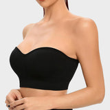 Sujetador bandeau sin tirantes: sin costuras, sin aros y con un ajuste perfecto