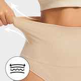 Tanga sin costuras de cintura ultra alta con control de abdomen