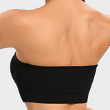 Sujetador bandeau sin costuras y sin tirantes: sin aros y antideslizante