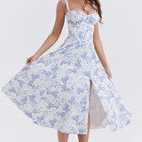 Ebba | Vestido Midi de Verano Sin Mangas para Mujeres