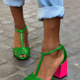 SANDALIAS ELEGANTES CON T-BAR