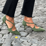 DECOLLETE SLINGBACK CON TIRA DELGADA