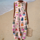 Océane - Vestido de Verano Cómodo Sin Mangas