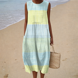 Aurélie - Vestido de Verano Cómodo Sin Mangas