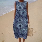 Adelaida - Vestido de Verano Cómodo Sin Mangas