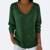 Marina - Elegante Jersey on Escote en V